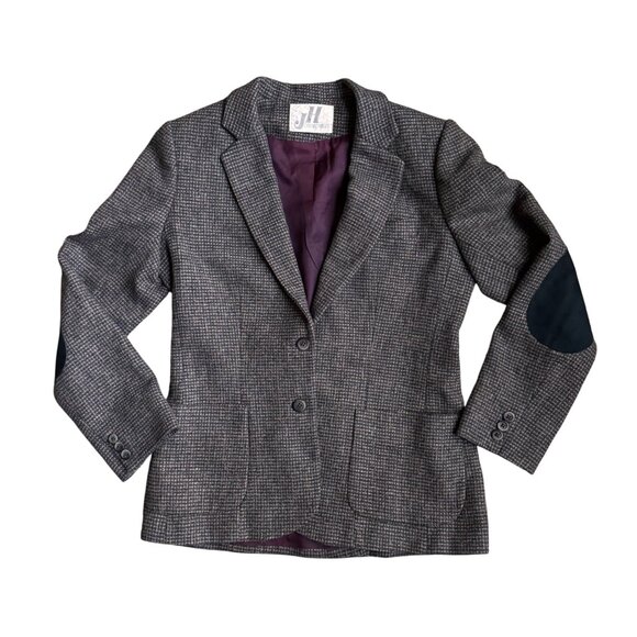 Vtg JH‎ Collectibles Equestrian Blazer Womens M Wool Elbow Patches USA Old Money - Picture 1 of 8